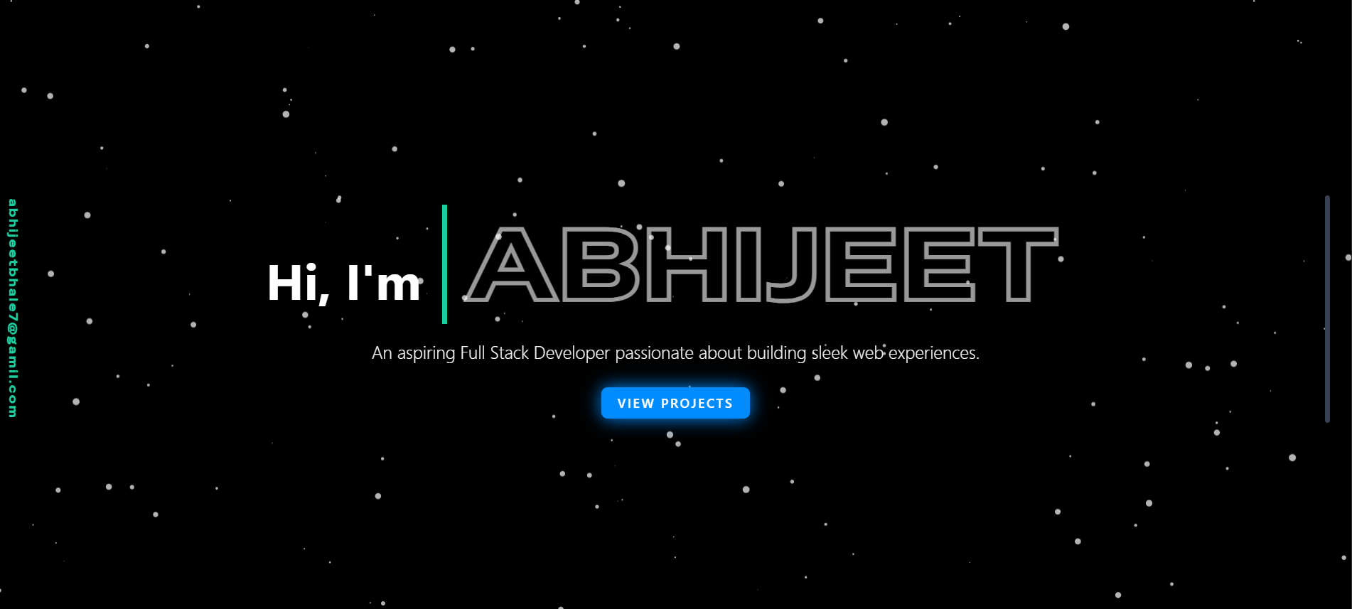 Portfolio Website Screenshot